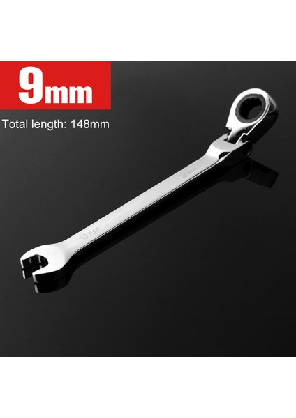 9mm Tarzı Esnek Başlıklı Kombine Ratchet Anahtar Takımı - Çift (Yurt Dışından) fiyatları