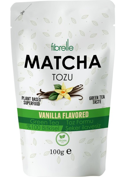 Matcha Vanilya Aromalı 100g