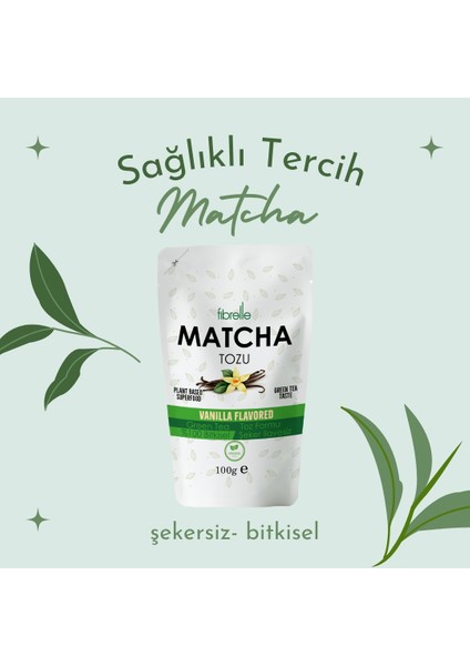 Matcha Vanilya Aromalı 100g