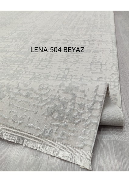 Lena Koleksiyonu Dokuma Halı DH504 Beyaz