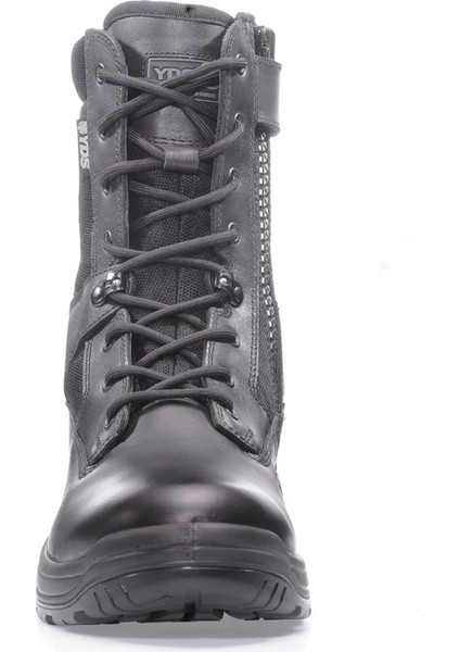 Harrıer Bot Hakiki Deri Siyah Profesyonel Askeri Kullanım İçin Fermuarlı Tasarım fırsatları