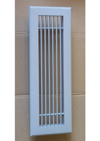 40X10 Eloksallı Lineer Şömine Dolap Havalandırma Menfezi İç Ölçü 45,5X15,5 Dış Ölçü