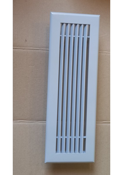 40X10 Eloksallı Lineer Şömine Dolap Havalandırma Menfezi İç Ölçü 45,5X15,5 Dış Ölçü