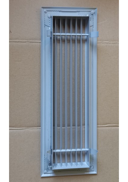 40X10 Eloksallı Lineer Şömine Dolap Havalandırma Menfezi İç Ölçü 45,5X15,5 Dış Ölçü
