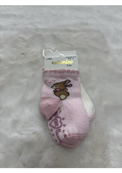 Kimso Abs Li Ikili Kız Bebek Çorap
