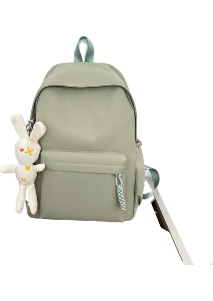 Pu Bayan Sırt Çantası Moda Büyük Kapasiteli Çanta Basit Omuz Çantası (Yurt Dışından)