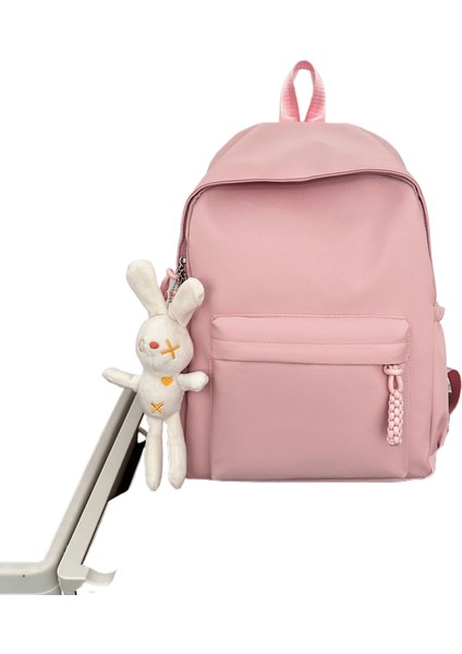 Pu Bayan Sırt Çantası Moda Büyük Kapasiteli Çanta Basit Omuz Çantası (Yurt Dışından)