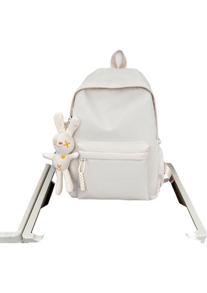 Pu Bayan Sırt Çantası Moda Büyük Kapasiteli Çanta Basit Omuz Çantası (Yurt Dışından)