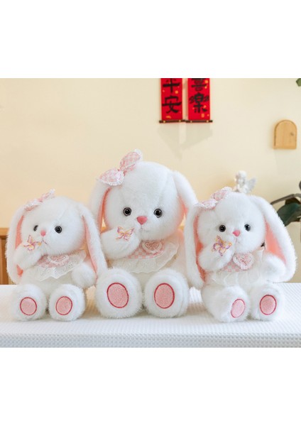 40CM Kelebek Tavşan Peluş Oyuncak Uzun Kulaklı Tavşan Süper Yumuşak Yatıştırıcı (Yurt Dışından) modelleri