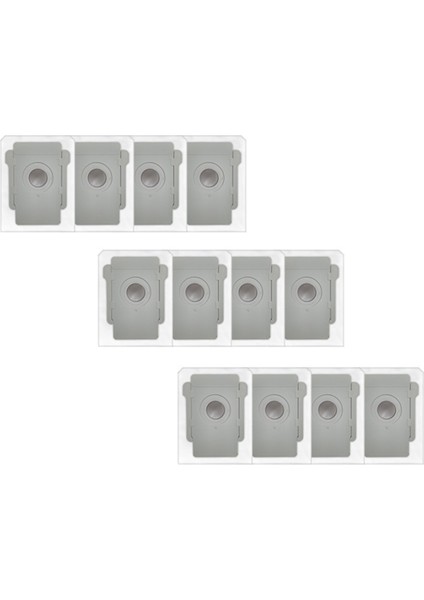 Combo J9+ ve J7+/plus Süpürge Aksesuarları Için 12 Adet Toz Torbası Uzun Ömürlü ve Iyi Çalışmak Için Üretilmiştir (Yurt Dışından)