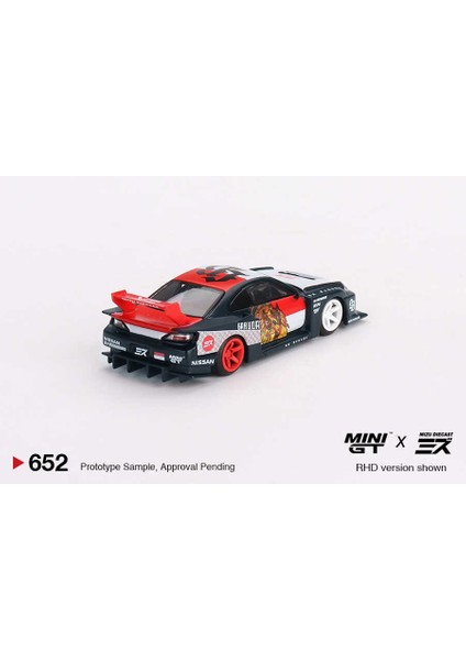 : 1/64 LB-Super Silhouette Nissan SILVIA (S15)#GARUDA# Mini GT x MIZU Diecast modelleri
