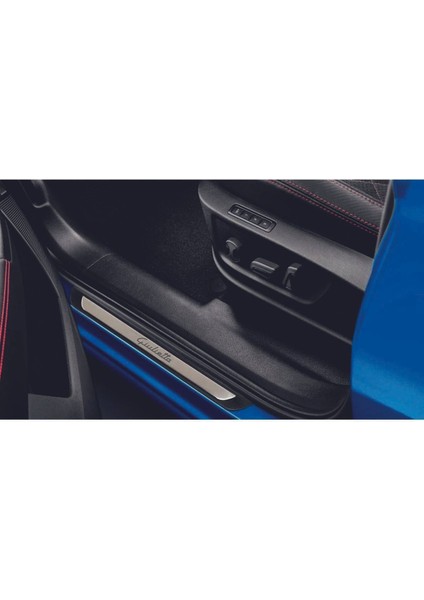 Alfa Romeo Guiletta 2012-2020 Modeller Old Krom Kapı Eşiği 4 Parça Yazılı