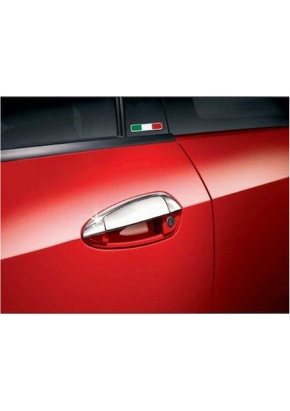 Fiat Punto 2005 ve Üzeri Modeller Krom Kapı Kolu 4 Kapı 8 Parça Paslanmaz Çelik