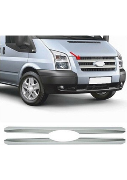 Ford Transit 2003-2013 Model Arası Krom Ön Panjur 2 Parça Paslanmaz Çelik