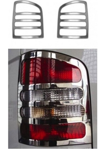 Volkswagen Transporter T-5 2003-2010 Model Arası Krom Stop Çerçevesi 2 Parça Paslanmaz Çelik