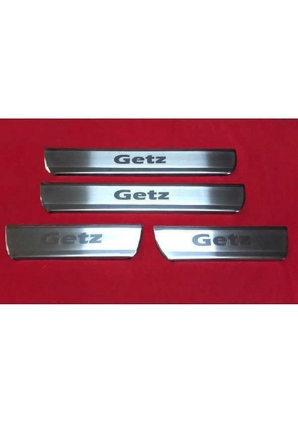 Hyundai Getz 2002-2011 Krom Kapı Eşiği 4 Parça Paslanmaz Çelik