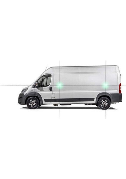 Fiat Ducato 2008 ve Üzeri Krom Kapı Kolu+ Çerçevesi 8 Parça Paslanmaz Çelik