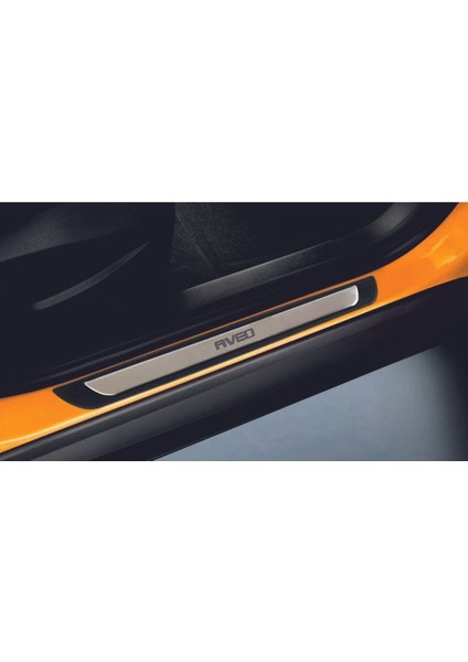 Chevrolet Aveo 2011-2018 Modeller Old Krom Kapı Eşiği 4 Parça Yazılı