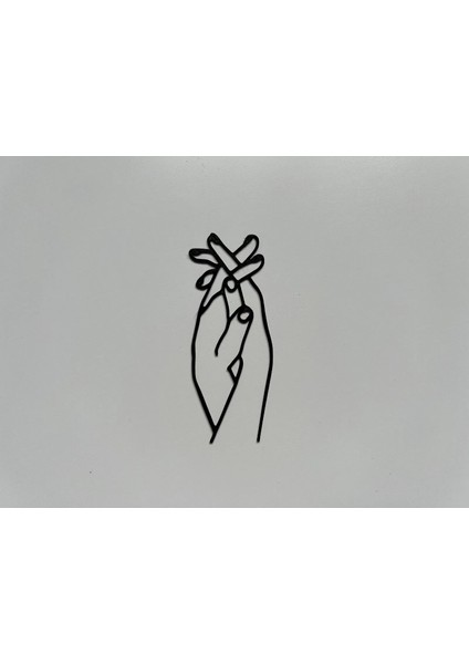 Dekoratif El Tutuşma Duvar Figürü