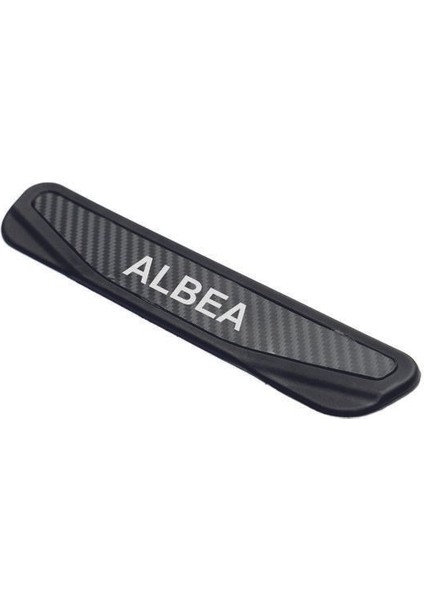 Fiat Albea 2003-2012 Modeller New Karbon Kapı Eşiği 4 Parça Yazılı