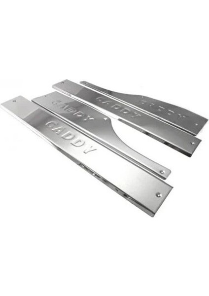 Vw Caddy 2003-2014 Model Arası Krom Iç Kapı Eşiği 4 Parça Paslanmaz Çelik