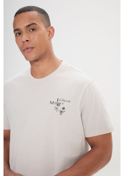 Comfort Fit Rahat Kesim %100 Pamuk Bisiklet Yaka Tişört indirimleri