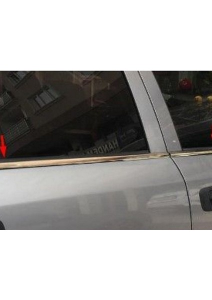 Opel Astra 1998-1999-2000-2001-2002-2003-2004 Krom Cam Çıtası 4 Parça Paslanmaz Çelik