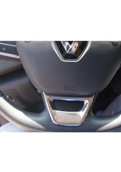 Renault Megane 4 Hb 5d/sd Direksiyon Kromu 1 Parça Paslanmaz Çelik 2016 >