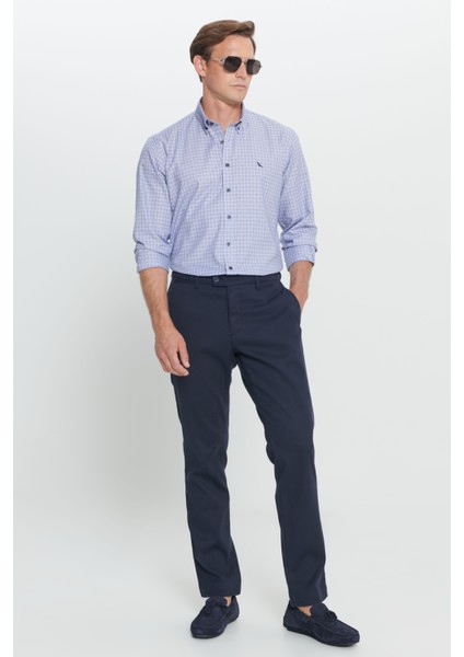 Comfort Fit Rahat Kesim Yan Cepli Desenli Beli Lastikli Pantolon modelleri