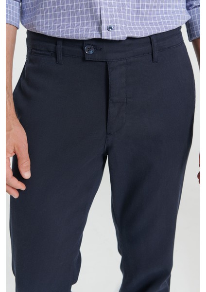 Comfort Fit Rahat Kesim Yan Cepli Desenli Beli Lastikli Pantolon fırsatları