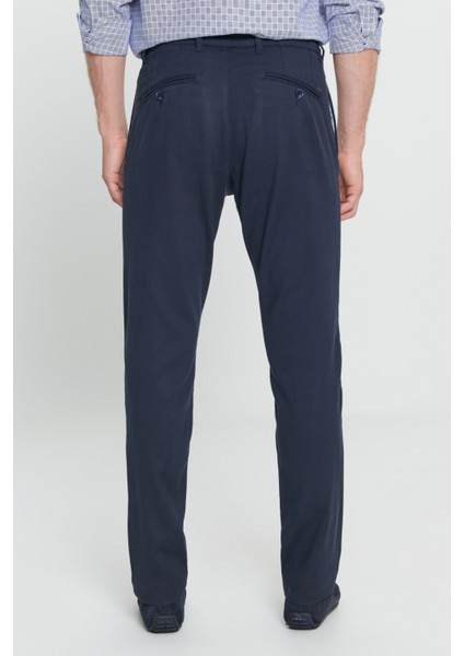 Comfort Fit Rahat Kesim Yan Cepli Desenli Beli Lastikli Pantolon indirimleri