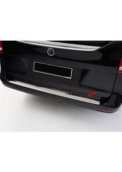 Mercedes Vito W-447 Kasa 2014 ve Üzeri Krom Arka Tampon Eşiği Paslanmaz Çelik