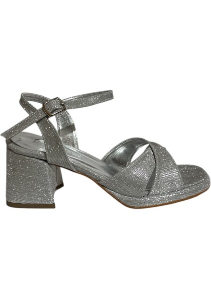 Mg Shoes 7105 Kadın Tek Bantlı Topuklu Saten Ayakkabı (Yaz 25)