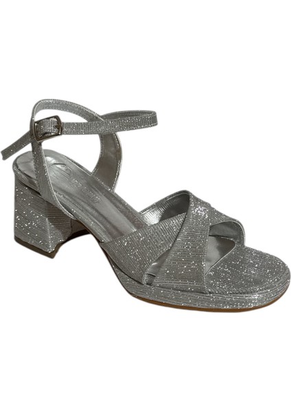 Mg Shoes 7105 Kadın Tek Bantlı Topuklu Saten Ayakkabı (Yaz 25)