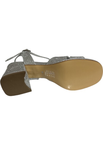 Mg Shoes 7105 Kadın Tek Bantlı Topuklu Saten Ayakkabı (Yaz 25)
