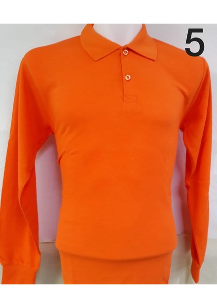 Polo Yaka 2 Iplik Kumaştan Sweatşort