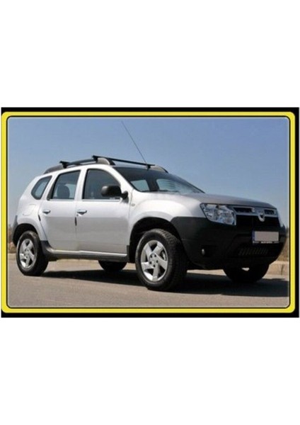 Dacia Duster 2010-2017 Modeller Arası Krom Cam Çıtası 4 Parça Paslanmaz Çelik