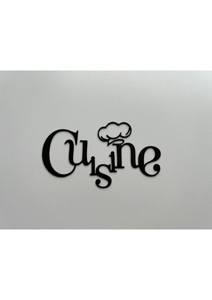Dekoratif Cuisine Mutfak Yazılı Duvar Figürü