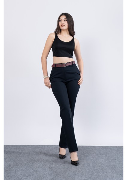 Boru Paça Kemerli Smart Pantolon 3989 fırsatları