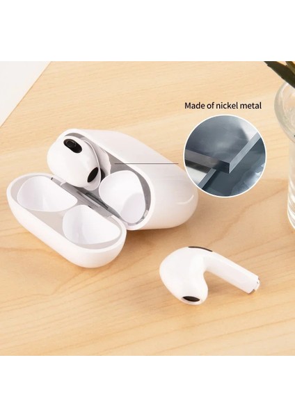 Apple Airpods 4 Kapak Içi Toz Önleyici Metal Sticker modelleri
