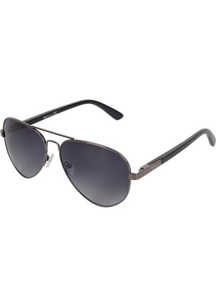 Fl 795 430P 59 Polarize Erkek Pilot Gri Metal Güneş Gözlüğü
