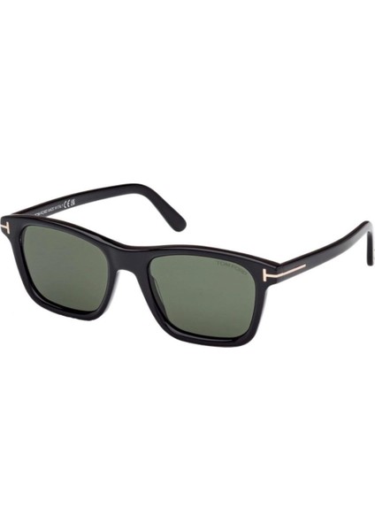 Tf 1179 01N 54 Unisex Kare Siyah Kemik Güneş Gözlüğü