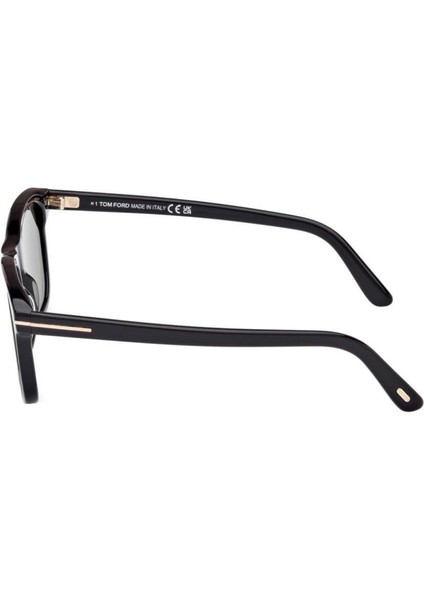 Tf 1179 01N 54 Unisex Kare Siyah Kemik Güneş Gözlüğü