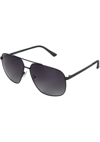Fl 786 440P 60 Polarize Erkek Pilot Siyah Metal Güneş Gözlüğü