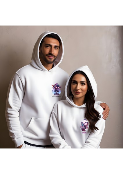 Örümcek Adam Sevgililer Günü Slimfit Kapüşönlu Hoodie Erkek Sweatshirt 7001E
