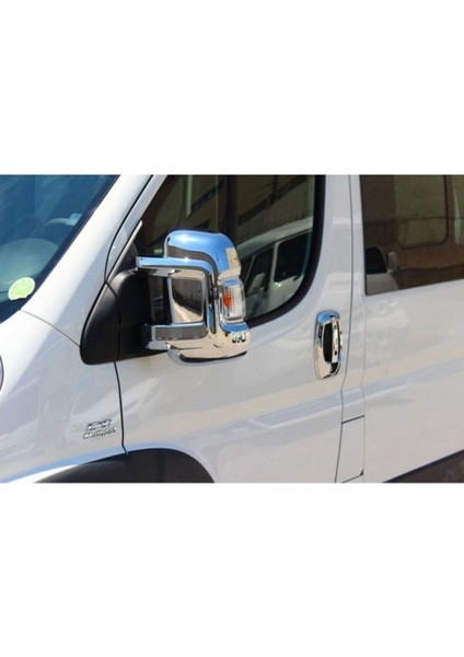 Fiat Ducato 2008 ve Üzeri Ayna Kapağı Abs 2 Parça Parlak Nikelaj