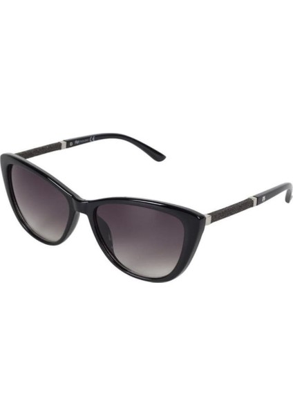 Fl 820 450 56 Kadın Cat Eye Siyah Kemik Güneş Gözlüğü