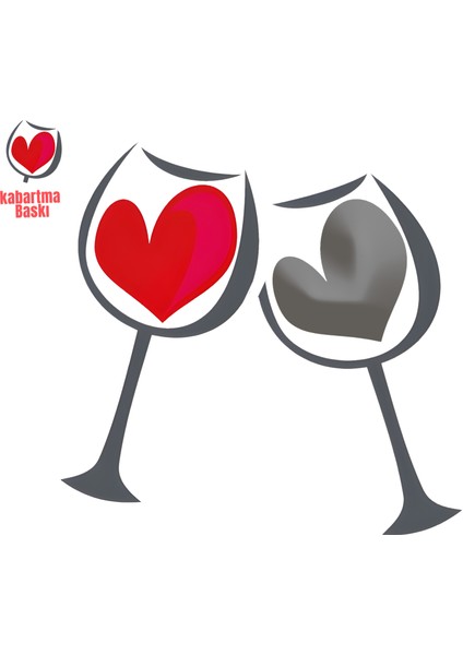 Kadeh Içinde Kalp Kabartmalı Sevgililer Günü Bisiklet Yaka Kadın Slimfit Sweatshirt 7005K modelleri