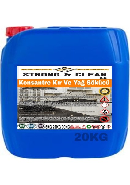 Yağ Çözücü Konsantre 1/10 20KG