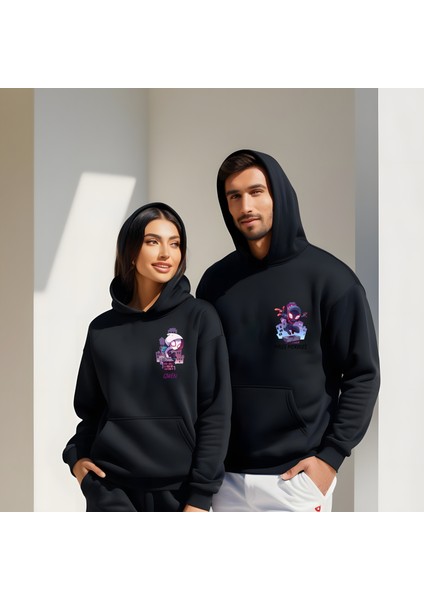Örümcek Adam Sevgililer Günü Slimfit Kapüşönlu Hoodie Erkek Sweatshirt 7001E